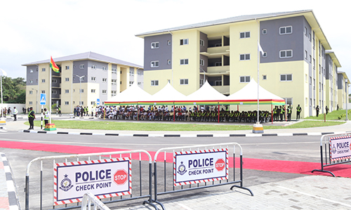 The Police Housing Project at the National Police Training College at Tesano in Accra. Picture: SAMUEL TEI ADANO The Police Housing Project at the National Police Training College at Tesano in Accra. Picture: SAMUEL TEI ADANO