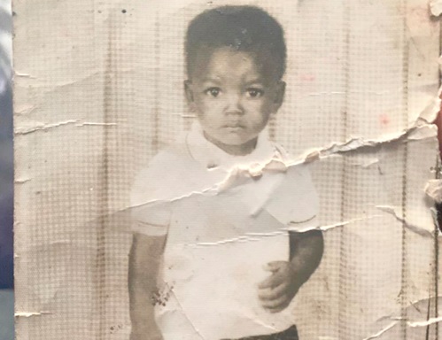 Dr Amoah as a toddler Dr Amoah as a toddler