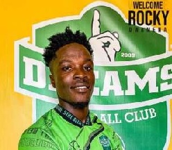 Rocky Dwamena has joined Dreams FC from Asante Kotoko Rocky Dwamena has joined Dreams FC from Asante Kotoko