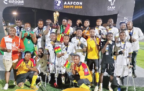 Ghana has chalked up successes in para sports, with the national amputee football team, Black Challenge, retaining the AFCON title in Egypt Ghana has chalked up successes in para sports, with the national amputee football team, Black Challenge, retaining the AFCON title in Egypt