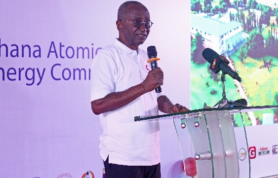 Dr Kwaku Aning, Board Chair, GAEC, addressing participants in the 60th anniversary launch. Picture: ERNEST KODZI Dr Kwaku Aning, Board Chair, GAEC, addressing participants in the 60th anniversary launch. Picture: ERNEST KODZI