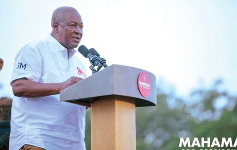 Former President John Dramani Mahama Former President John Dramani Mahama