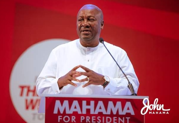 John Dramani Mahama, flagbearer of NDC