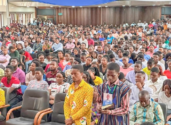 A section of the students