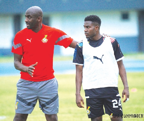 Coach Otto Addo is rebuilding the national team around young talents such as Ernest Nuamah of French Ligue I stride, Olympique Lyon Coach Otto Addo is rebuilding the national team around young talents such as Ernest Nuamah of French Ligue I stride, Olympique Lyon