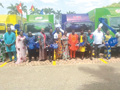 The award winners and management of Nestle Ghana after the presentation The award winners and management of Nestle Ghana after the presentation