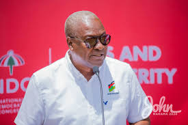John Dramani Mahama, flagbearer of National Democratic Congress (NDC) John Dramani Mahama