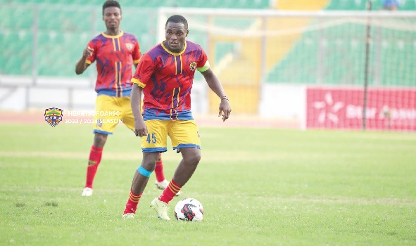 Denis Korsah — Hearts captain Denis Korsah — Hearts captain