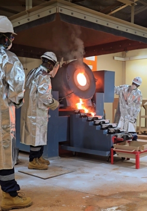 First gold pour at Ahafo North in Ghana - September 19, 2025 First gold pour at Ahafo North in Ghana - September 19, 2025