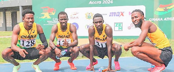 Ghana's 4x400m relay team aim to book their Olympic tickets at the upcoming competition in Douala Ghana's 4x400m relay team aim to book their Olympic tickets at the upcoming competition in Douala