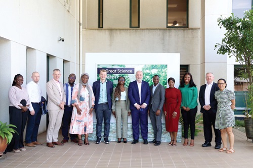 Prof. Nick Jennings (arrowed), Vice-Chancellor and President of the Loughborough University, with members of the delegatiom that visited Ghana Prof. Nick Jennings (arrowed), Vice-Chancellor and President of the Loughborough University, with members of the delegatiom that visited Ghana