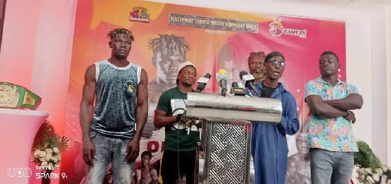 Ernest Akushey (left) will face Elvis Ahorgah (far right ) in the headline title bout Ernest Akushey (left) will face Elvis Ahorgah (far right ) in the headline title bout