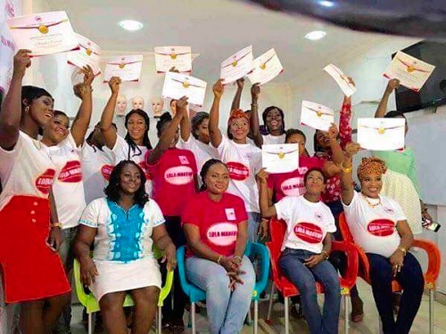 Some graduants from Lola's Locs Training and Cosmetology, the training wing under Hair and Beauty by Lola Some graduants from Lola's Locs Training and Cosmetology, the training wing under Hair and Beauty by Lola