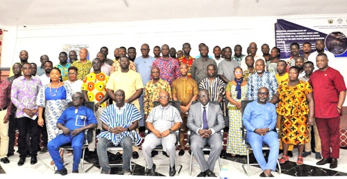 Dr Archibald Yao Letsa (seated middle) with some of the participants and stakeholders