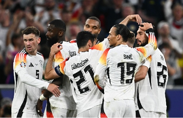 Germany ran riot in 5-1 win against Scotland in opening match Germany ran riot in 5-1 win against Scotland in opening match