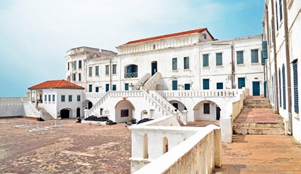 The Cape Coast Castle in the Central Region is a UNESCO World Heritage Site. The Cape Coast Castle in the Central Region is a UNESCO World Heritage Site.