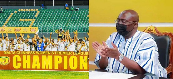 Vice President Bawumia congratulates Hasaacas Ladies on fifth league title Vice President Bawumia congratulates Hasaacas Ladies on fifth league title