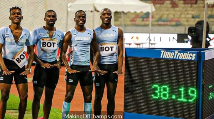 Tebogo leads Botswana relay team to qualify for Olympics