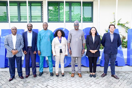 Prof. Emmanuel Wendsongre Ramde (3rd from right), Executive Director of WASCAL with the participants after the opening session of the workshop in Accra Prof. Emmanuel Wendsongre Ramde (3rd from right), Executive Director of WASCAL with the participants after the opening session of the workshop in Accra