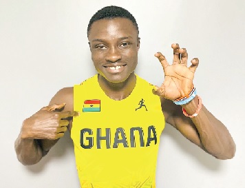 Abdul-Rasheed Saminu -- Won bronze in the men's 200m Abdul-Rasheed Saminu -- Won bronze in the men's 200m