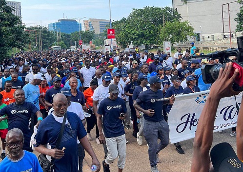 OmniBSIC Bank hosts second health walk of 2024 in Accra OmniBSIC Bank hosts second health walk of 2024 in Accra