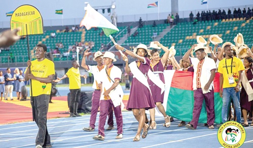 Team Madagascar announcing their presence