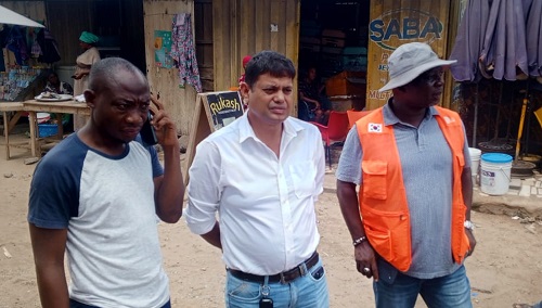 Melcom Group constructs drainage in Tatanaa South Electoral Area to combat flooding