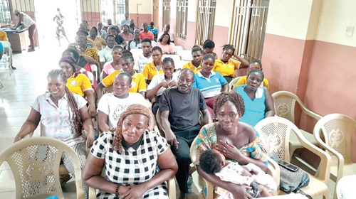 Consumers of electricity and water at Asamankese