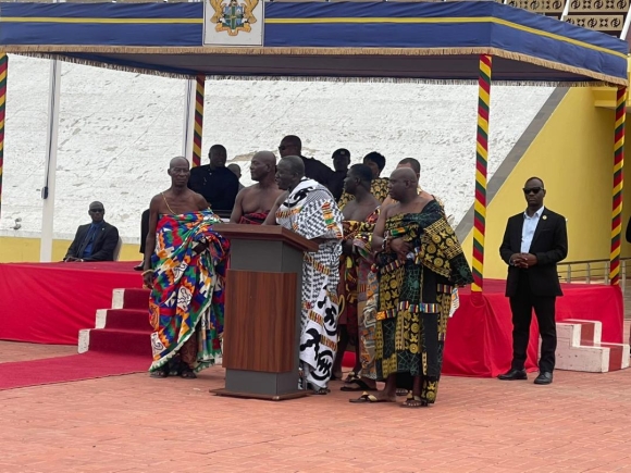 Western Regional Chiefs pay courtesy call on President Mahama Western Regional Chiefs Pay Courtesy Call on President Mahama