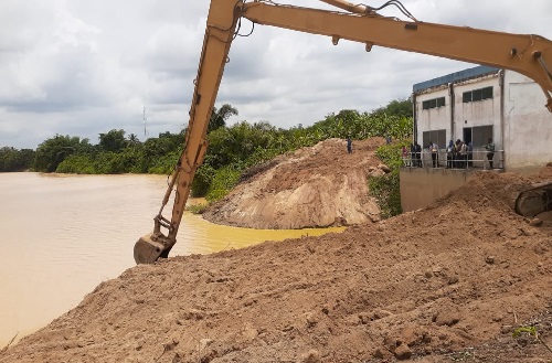 The GWL recently dredged the intake point at Sekyere Hemang to allow water to flow to the treatment plant