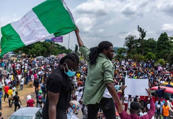 File photo: Some Nigerian protesters File photo: Some Nigerian protesters