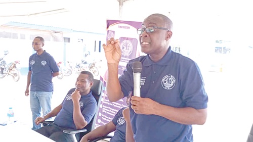 Amidu Musah, Tema Regional Chief Manager, Ghana Water Company Ltd, speaking at the World Water Day event in Tema Amidu Musah, Tema Regional Chief Manager, Ghana Water Company Ltd, speaking at the World Water Day event in Tema