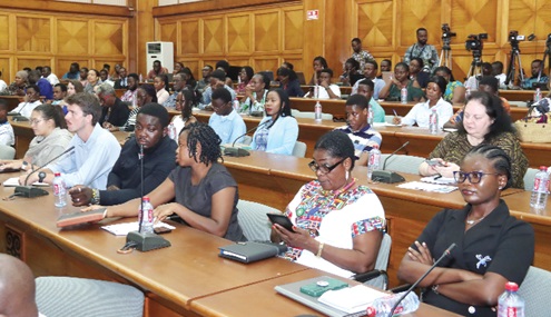 The gathering during the dialogue The gathering during the dialogue