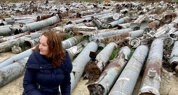 Yulia Valova, a journalist from Ukraine.