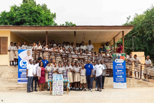 Student support: Briphildon Foundation donates essential items to Dzorwulu JHS BECE candidates Student support: Briphildon Foundation donates essential items to Dzorwulu JHS BECE candidates