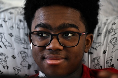 Despite his many absences, Kendric kept up in school, maintaining an A average. He wants to be a geneticist.