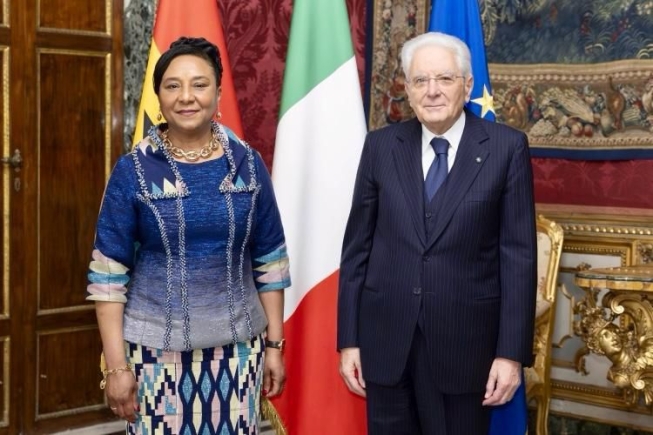 Mona-Helen Quartey: Ghana’s Ambassador to Italy presents credentials to President Mattarella