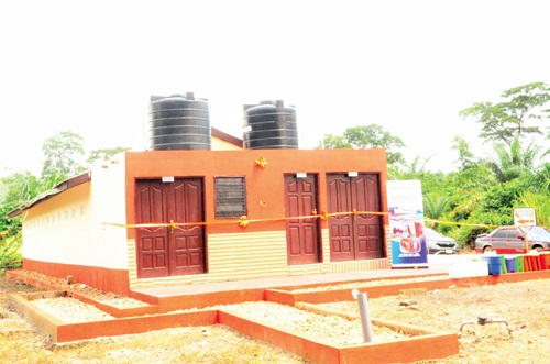 The 24-seater water closet facility
