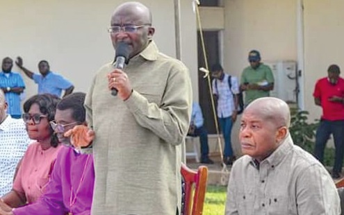 Dr Mahamudu Bawumia addressing the members of the clergy in Sunyani Dr Mahamudu Bawumia addressing the members of the clergy in Sunyani