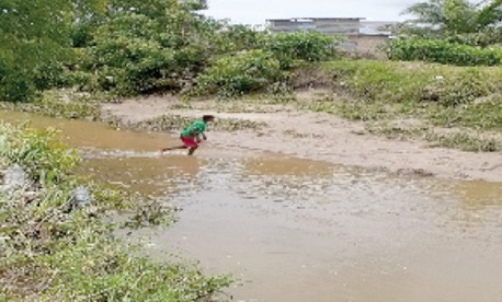 Upstream  Okurudu River,  Kasoa