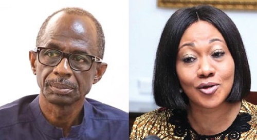 Johnson Asiedu Nketiah — National Chairman, NDC, Jean Mensa — EC Chairperson Johnson Asiedu Nketiah — National Chairman, NDC, Jean Mensa — EC Chairperson