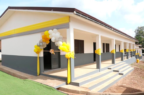 The new classroom block for Kwaman Methodist The new classroom block for Kwaman Methodist