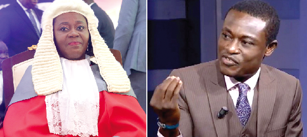 Justice Gertrude Araba Sackey Torkornoo — Chief Justice, Kissi Agyebeng — Special Prosecutor