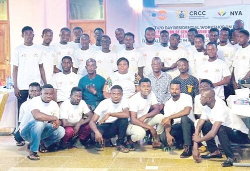 Participants and facilitators after the training