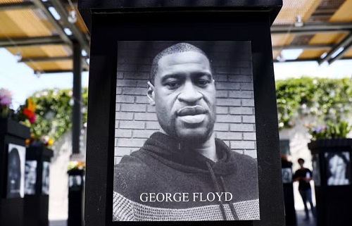 The viral video of Floyd’s murder sparked Black Lives Matter protests across the US (Getty Images)