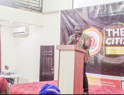 Nathaniel Adams Junior speaking at the event Nathaniel Adams Junior speaking at the event