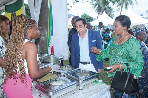 Some dignitaries waiting to be served at the AU Day celebration Some dignitaries waiting to be served at the AU Day celebration