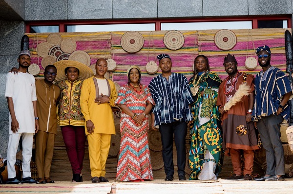 Staff of UBA Ghana dressed to represent regions in Ghana and other African countries UBA marks AU Day with style