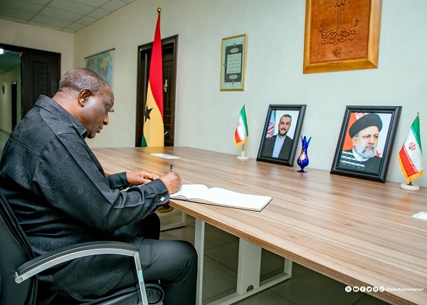 Alan Kyerematen signing the book of condolence Alan Kyerematen signing the book of condolence