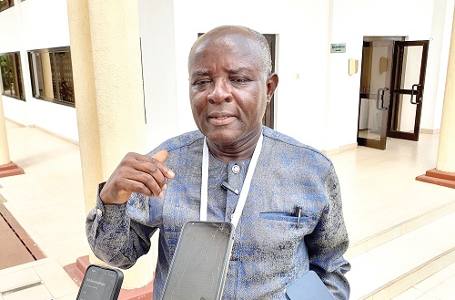 Prof. Kwasi Appeaning Addo, in an interview with the media. Picture: ERNEST KODZI Prof. Kwasi Appeaning Addo, in an interview with the media. Picture: ERNEST KODZI